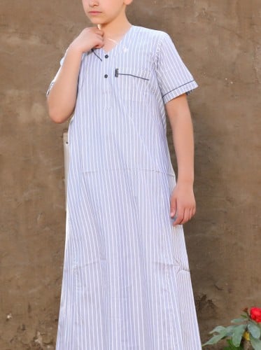 ثوب ولادي قرنفل 14 (قطن 65٪ )