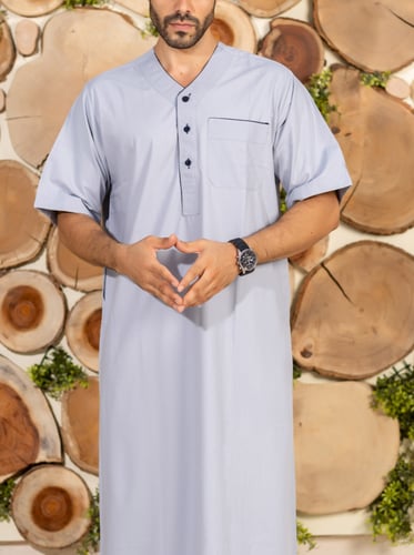 ثوب رجالي ريحان 21 ( قطن 65% )