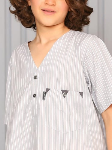 ثوب ولادي قرنفل 20 ( قطن 65% )