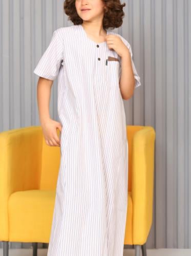 ثوب ولادي قرنفل 21 ( قطن 65% )