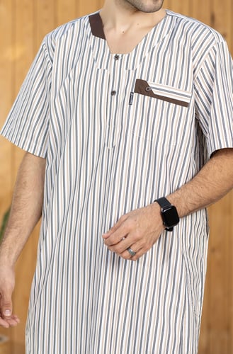 ثوب رجالي فارس 8 ( قطن 65 % )