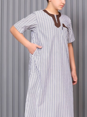 ثوب ولادي قرنفل 19 ( قطن 65% )