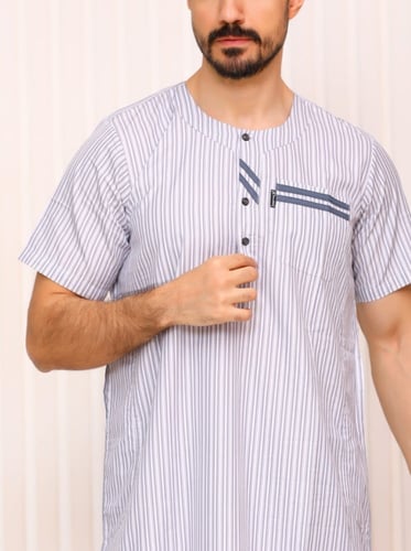 ثوب رجالي مسك 8 (قطن65٪)