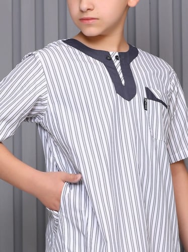 ثوب ولادي قرنفل 19 ( قطن 65% )