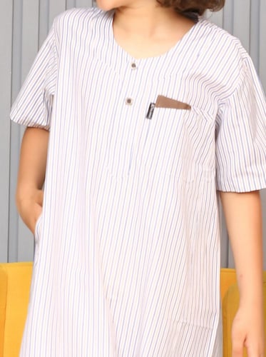 ثوب ولادي قرنفل 21 ( قطن 65% )