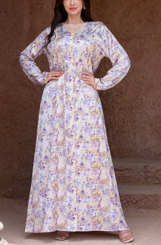 جلابية نسائية حرير 28 (قطن 65%)