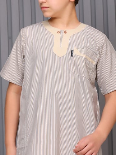 ثوب ولادي قرنفل 19 ( قطن 65% )