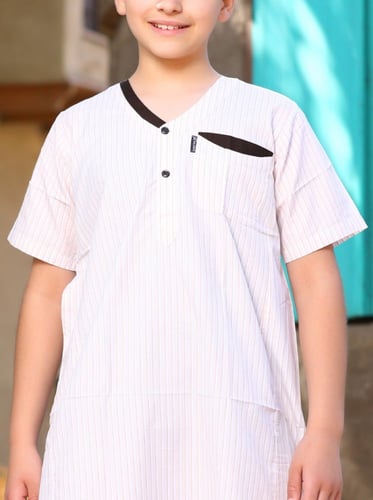 ثوب ولادي قرنفل 15 ( قطن 65% )