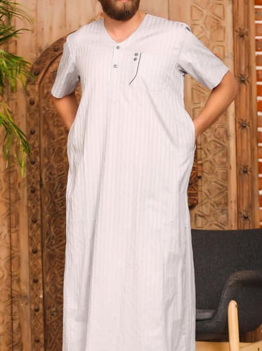 ثوب رجالي مسك 13 ( قطن 100% )