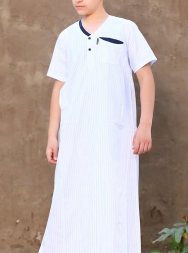 ثوب ولادي قرنفل 15 ( قطن 65% )