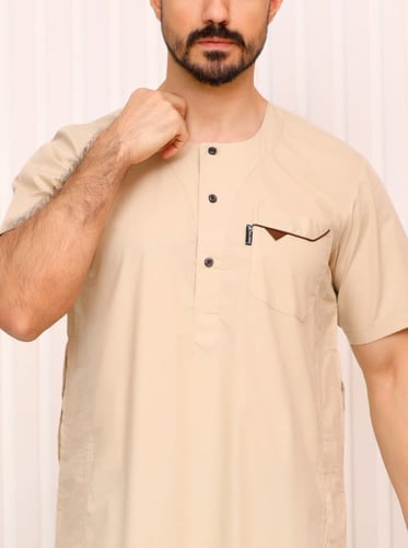 ثوب رجالي مسك 9 ( قطن 65٪)