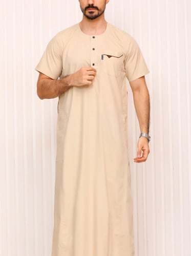 ثوب رجالي مسك 9 ( قطن 65٪)