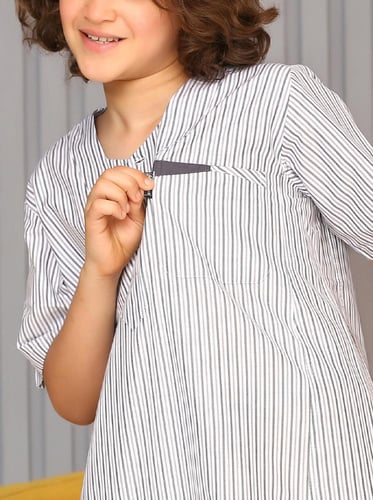 ثوب ولادي قرنفل 21 ( قطن 65% )