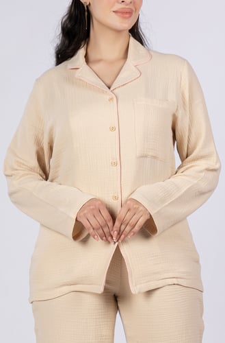 بيجاما نسائية روز 2 (قطن 100%)