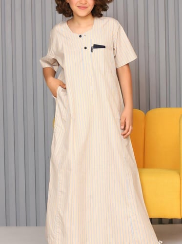 ثوب ولادي قرنفل 21 ( قطن 65% )