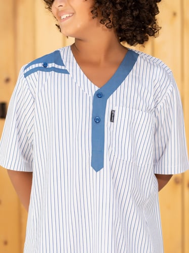 ثوب ولادي قرنفل 23 ( قطن 65 % )