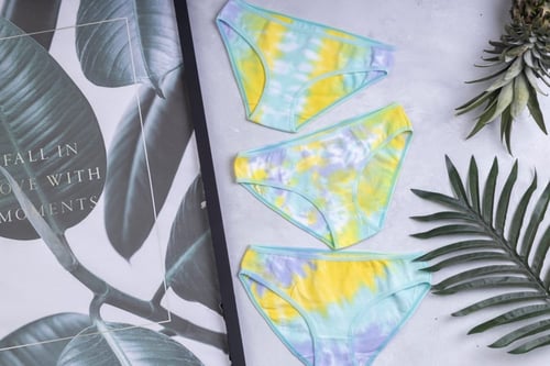 بيكيني - tie dye ( قطن 95 % )