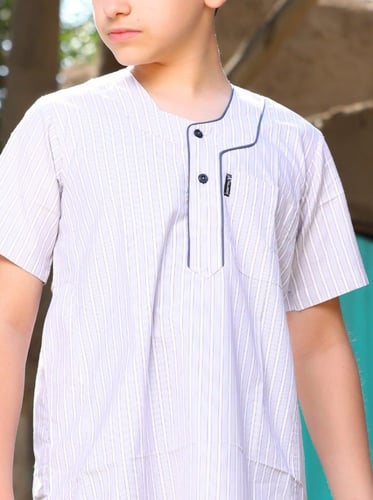 ثوب ولادي قرنفل 16 ( قطن 65% )