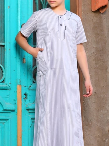 ثوب ولادي قرنفل 16 ( قطن 65% )