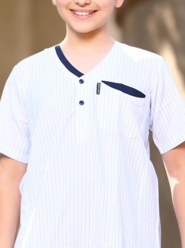 ثوب ولادي قرنفل 15 ( قطن 65% )