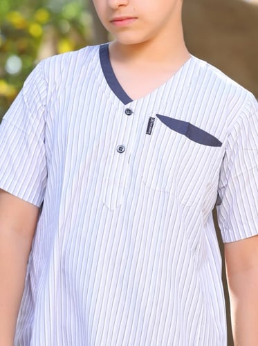 ثوب ولادي قرنفل 15 ( قطن 65% )