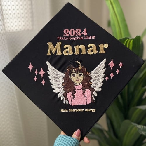 قبعة تخرج منار