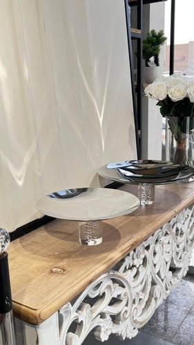 تقديمة ستيل قاعدة اكريلك