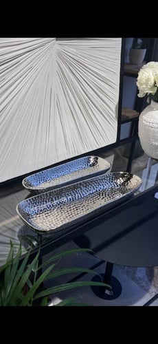 تقديمة سيراميك فضي