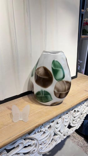 فازة زجاج فاخرة كبير