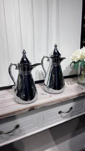 طقم ترامس اصيلة فضي