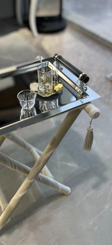 طقم بيالات وفناجيل 6اشخاص ذهبي تركي