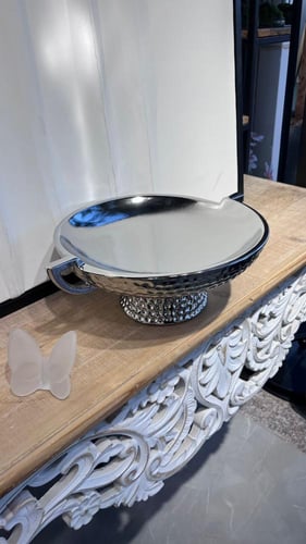 تقديمة سيراميك فضي