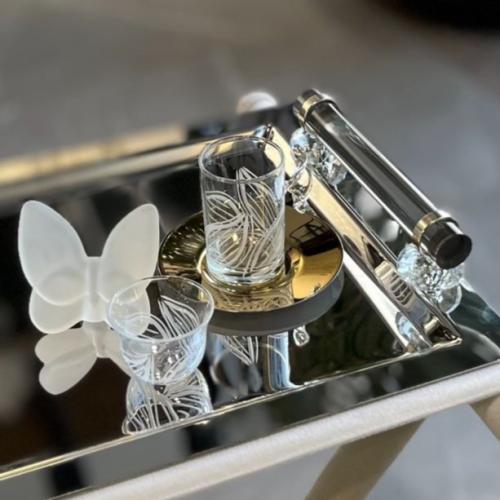 طقم بيالات وفناجيل 6اشخاص تركي ذهبي