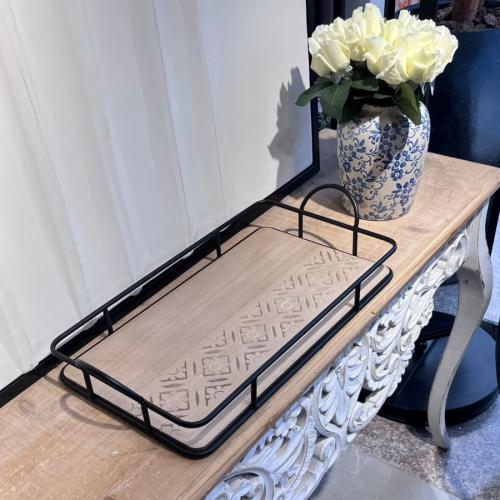 صينية خشب فاخرة