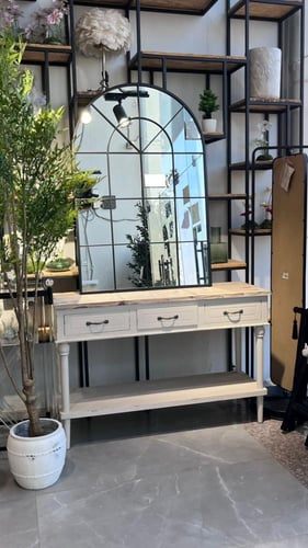 كونسول خشب بوهيمي