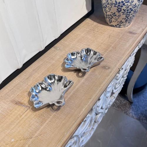 تقديمة سيراميك فضي 14سم