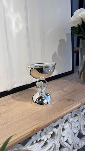 مبخرة تركي فضي شفاف