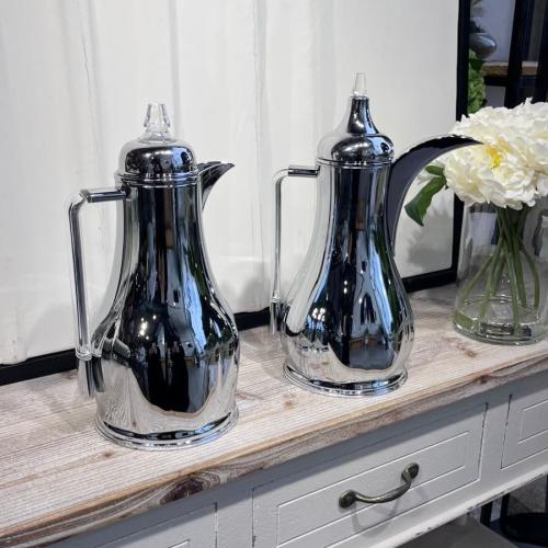 طقم ترامس سديم فضي مسكة شفاف