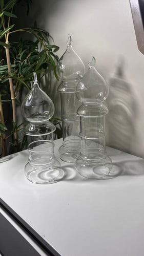 ديكور رمضاني زجاج شفاف