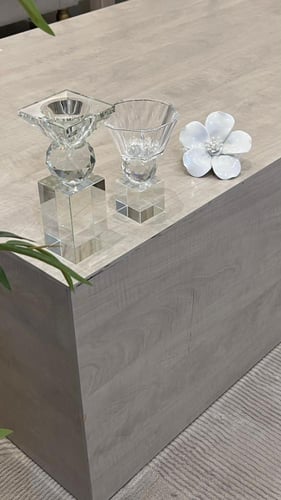 طقم مبخرة كرستال تركي شفاف 1