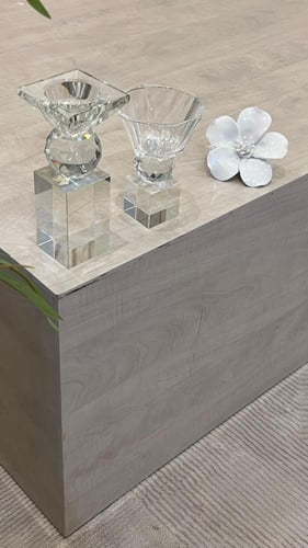 طقم مبخرة كرستال تركي شفاف 1