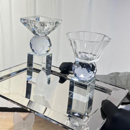 طقم مبخرة كرستال تركي بلو 2