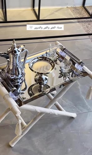 طاولة مخمل ضيافة تركي