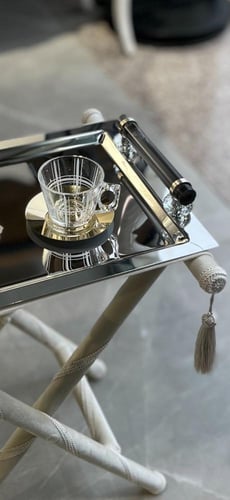 طقم 6 كوب كابتشينو تركي ذهبي