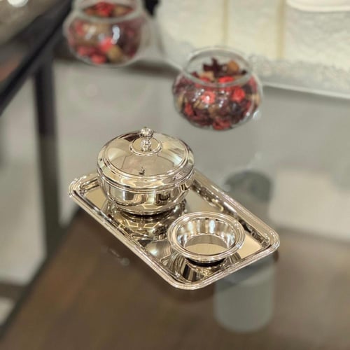 طقم تمرية ستيل نيكل