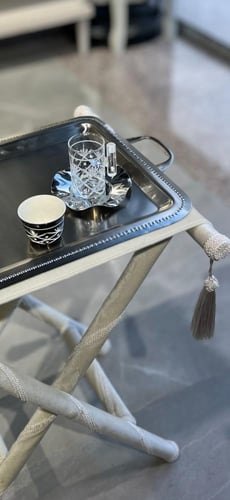 طقم بيالات وفناجيل تركي 6اشخاص اسود