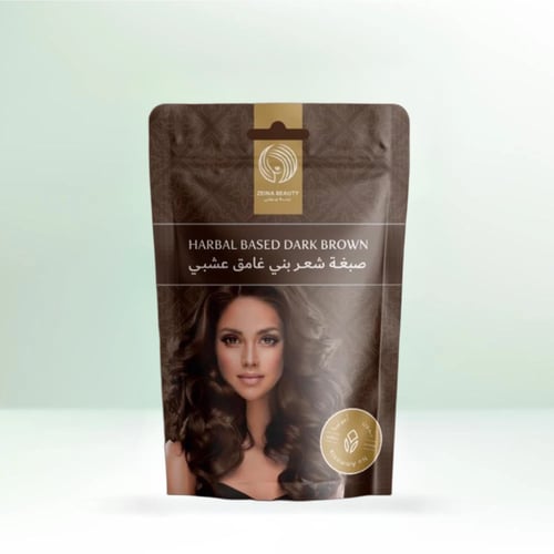 صبغة حنـاء شعر بني غامق بدون أمونيا