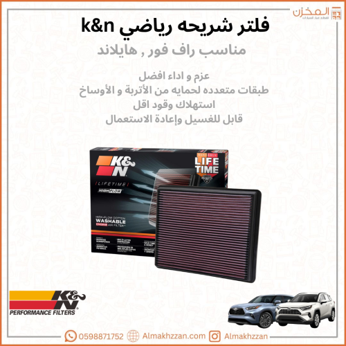 فلتر شريحه راف فور , هايلندر K&N