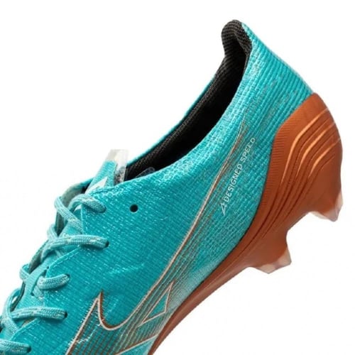 MIZUNO ALPHA MADE IN JAPAN FG AZURE BLUE - BLÅ/HVI...