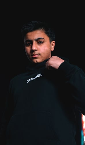 POWR Original Black Hoodie (KIDS)